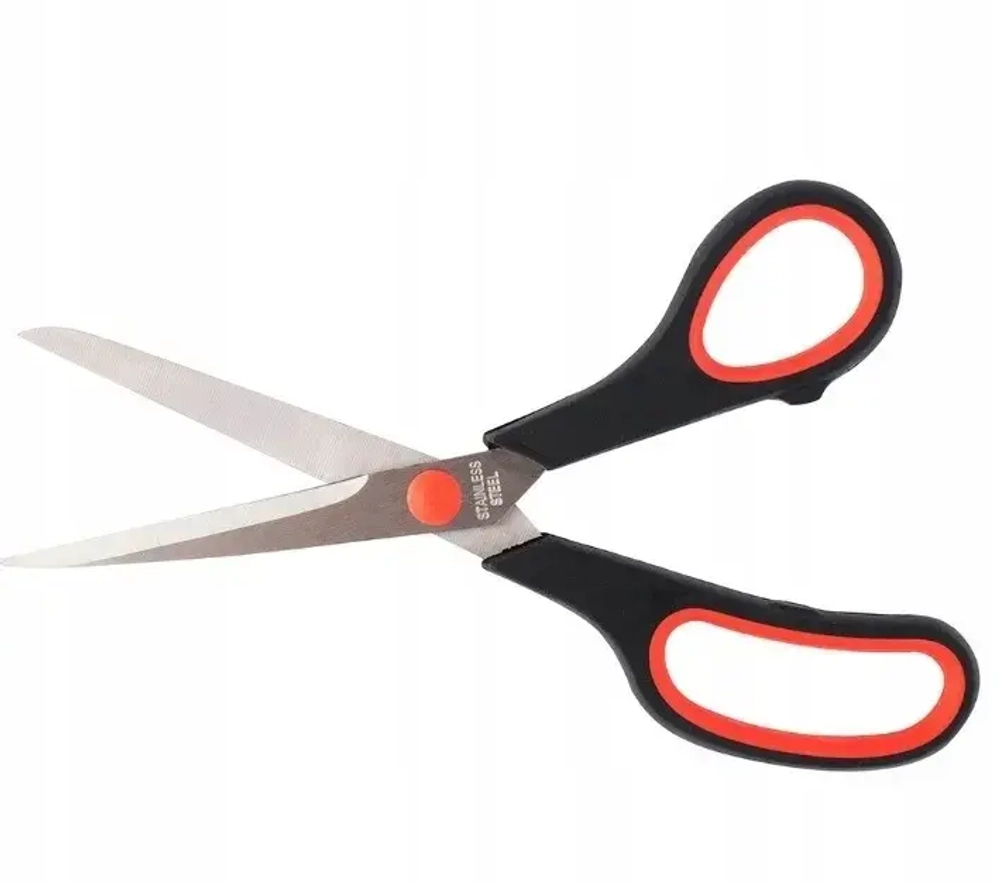 Ножницы универсальные бытовые «ИДЕЯДОМА», цвет черный, 21см (блистер Селфи)