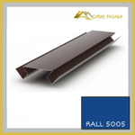 Угол внутренний (вид 1) сложный 75мм RALL 5005-Сигнальный синий 2м