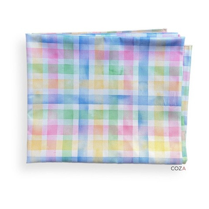 Скатерть COZA "Клетка" с водоотталкивающей пропиткой, 115х140 см