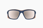 Спортивные очки Demetz Piment 2.0 / Blue Matt / Brown Matt Brown With Silver Mirror Cat.4