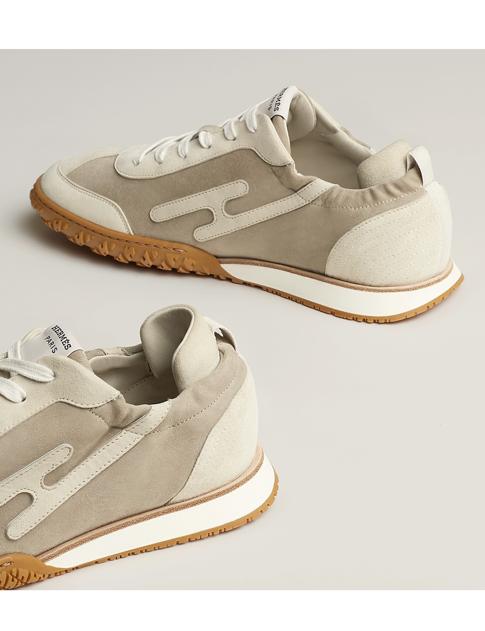 Hermes Jet Sneaker "Beige Sketch" (H242925ZHNL390)