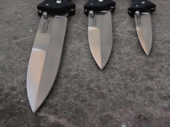 Складной нож Cold Steel 10AC Counter Point 2 c клинком из стали AUS-8, рукоять Grivory (Griv-Ex)