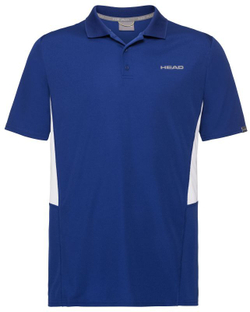 Мужское теннисное поло Head Club Tech Polo Shirt M - royal blue