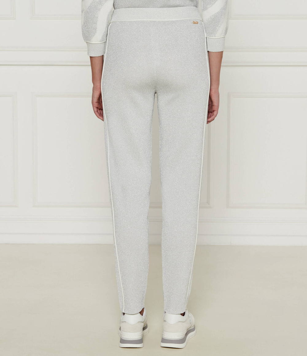 Трикотажные штаны Liu Jo Sport - серебряный(TF4104 MS49I)