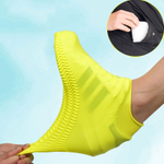 Многоразовые бахилы желтые Shoescondom (толстый силикон)
