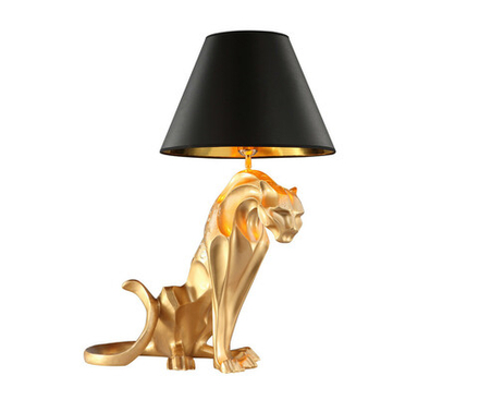Kink Light 7041-1,33 Настольная лампа Леопард мат.золото