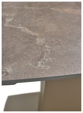 Стол BALDE 140 MATT LATTE STONE SOLID CERAMIC / TAUPE