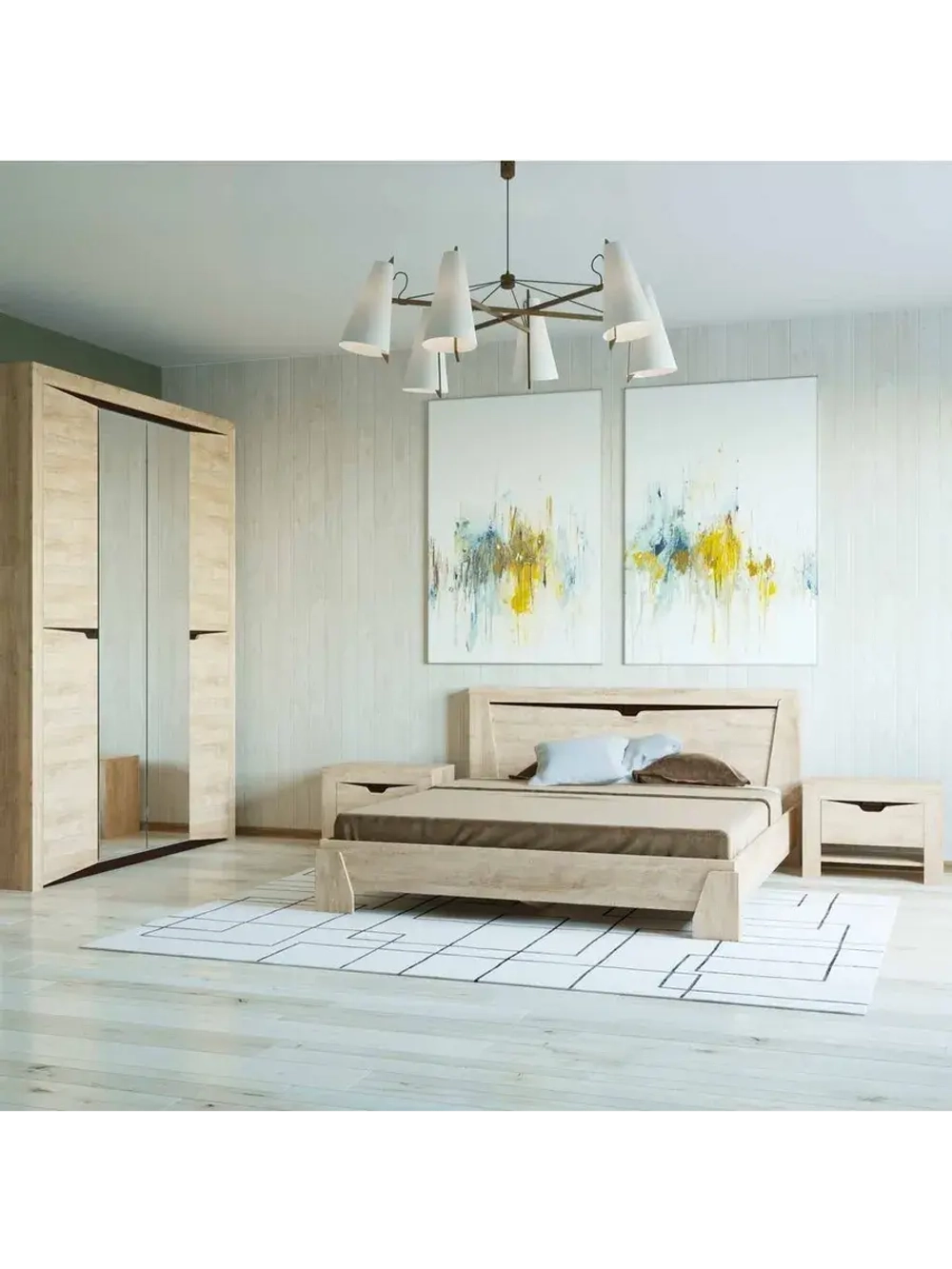 Кровать двухспальная 210х170 см Версаль-5