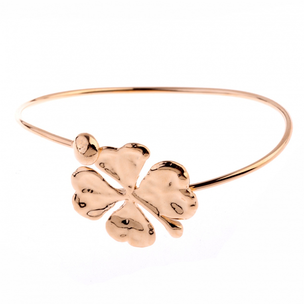 Браслет в виде листа Ester Bijoux Четырёхлистник LF13BC-G BR