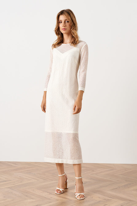 51543 Платье женское (молочный)