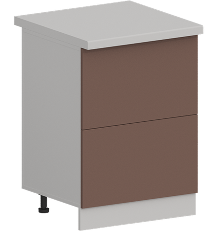 Кухня Модуль ШН2Я 600 Вотан / Пудрово-розовый