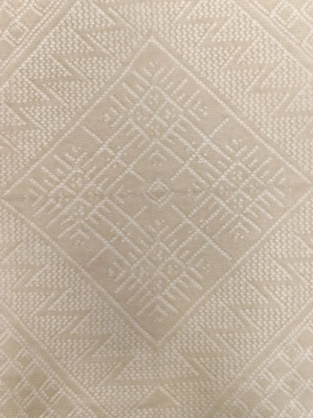 Оренбургский пуховый платок-паутинка А120-31 светло-бежевый