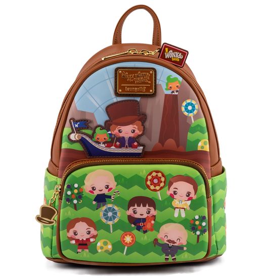 Рюкзак Loungefly Willy Wonka and the Chocolate Factory 50th Anniversary Mini Backpack WWOBK0003