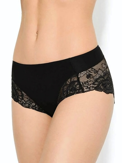 Трусы-слип с завышенной линией талии Greta (Размер: M) (Цвет: черный)