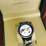 SWATCH Unisex Bape 47mm White Watch SO27Z700