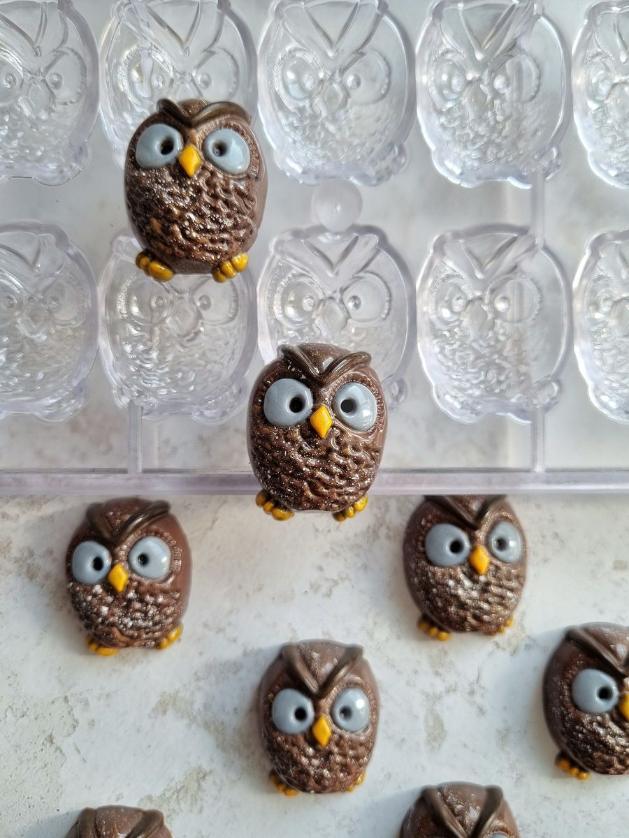 637 | Форма для шоколадных изделий "Совушка" (275*135 мм)