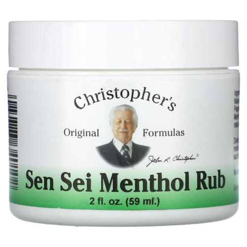 Christopher's Original Formulas, Sen Sei Menthol Rub, 59 мл (2 жидк. унц.)