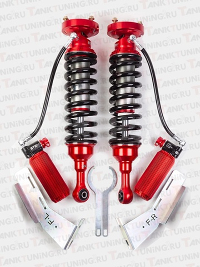 Tank300 / Tank400 / Tank500 / H9 NEW / GWM Poer Стойки передние (койловеры) усиленные (700 фунтов), комплект для лифта 2"