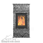 Камин ASTON Вертикаль «VYBORG» Н-1346 Пироксенит Элит