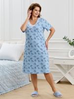 Ночная сорочка Канна-1 Виотекс ГОЛУБОЙ