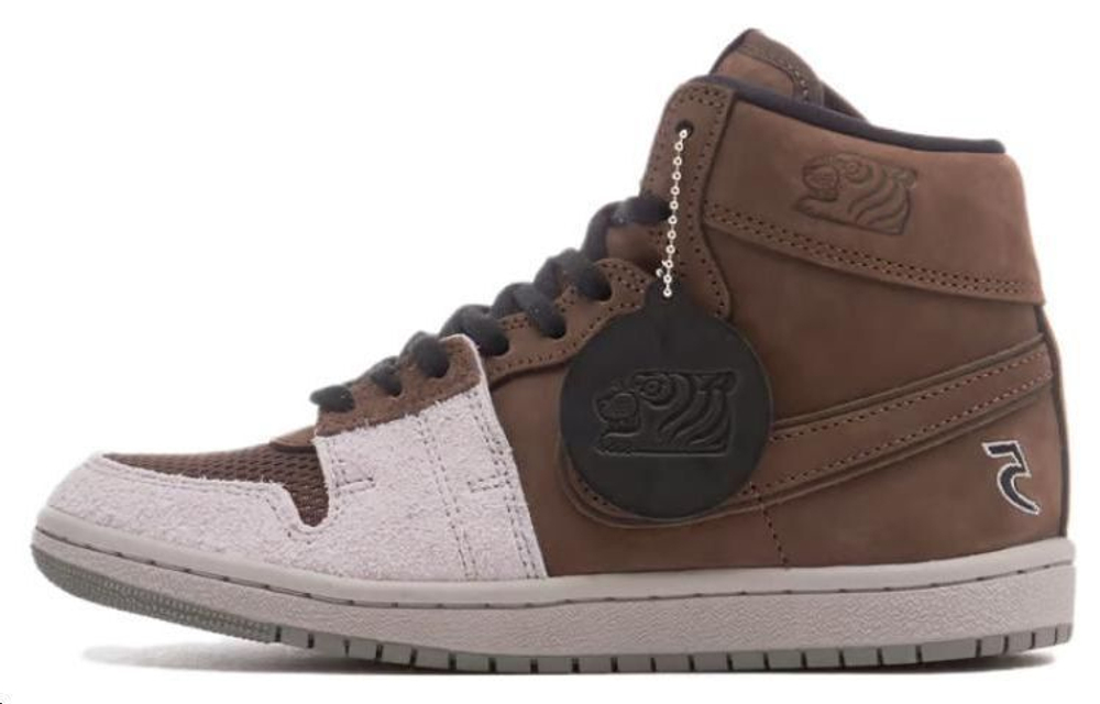 Кроссовки Soulgoods X Jordan Air Ship Pe Baroque Brown
