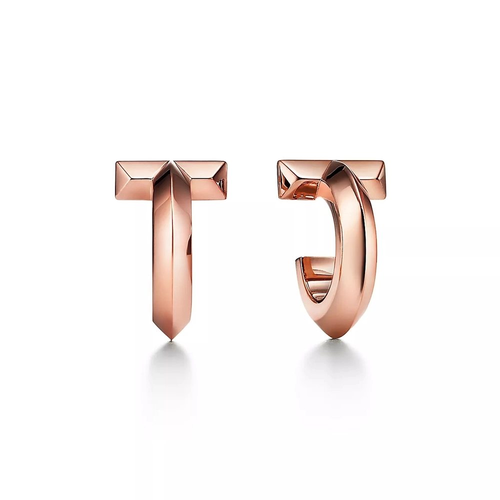 Серьги из розового золота, Tiffany💠 T1, В наличии