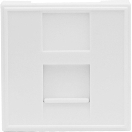 Розетка DEC RJ45 UTP кат.6,  2мод.,  бел. (45х45мм),  серия (тип) DEC