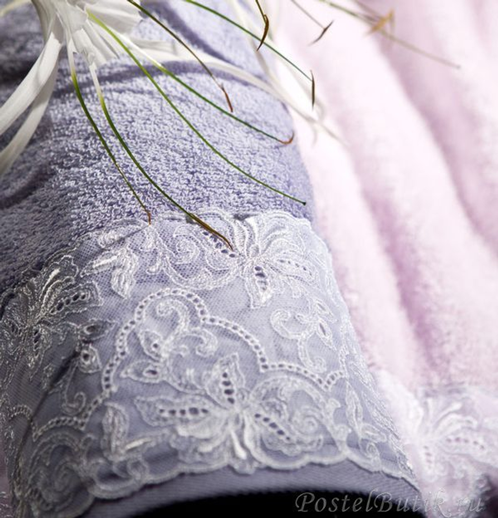 Элитное полотенце махровое Moonlight светло-сиреневое от Vossen