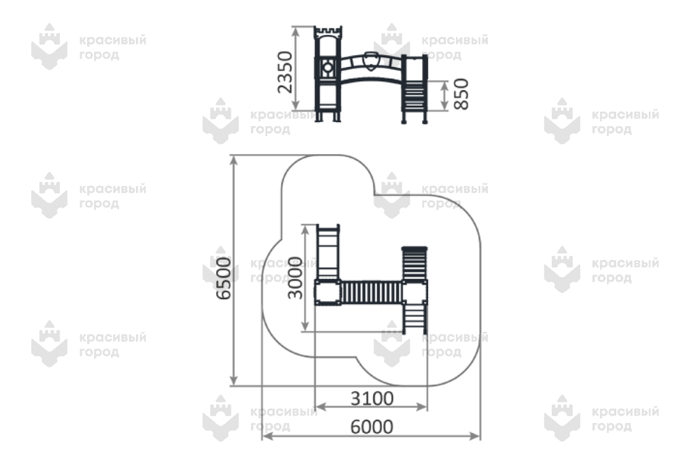 Игровой комплекс Лучик Замок