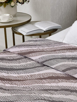 Покрывало на кровать, стеганое, поплин с размерами 215х220