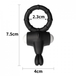 Эрекционное виброкольцо Thriller от Lovetoy (черное)