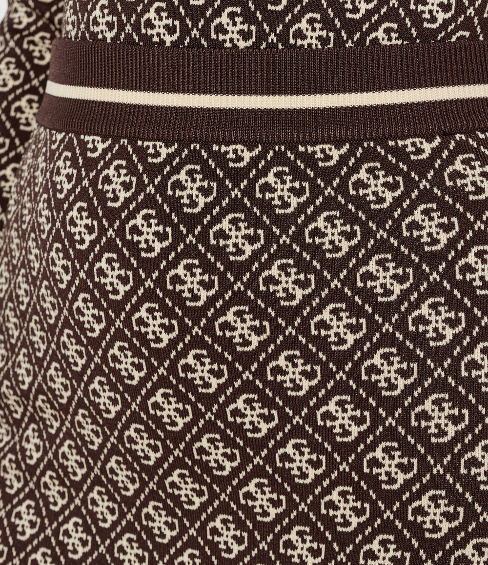 Юбка LISE GUESS - коричневый(W4BD53 Z37K0)