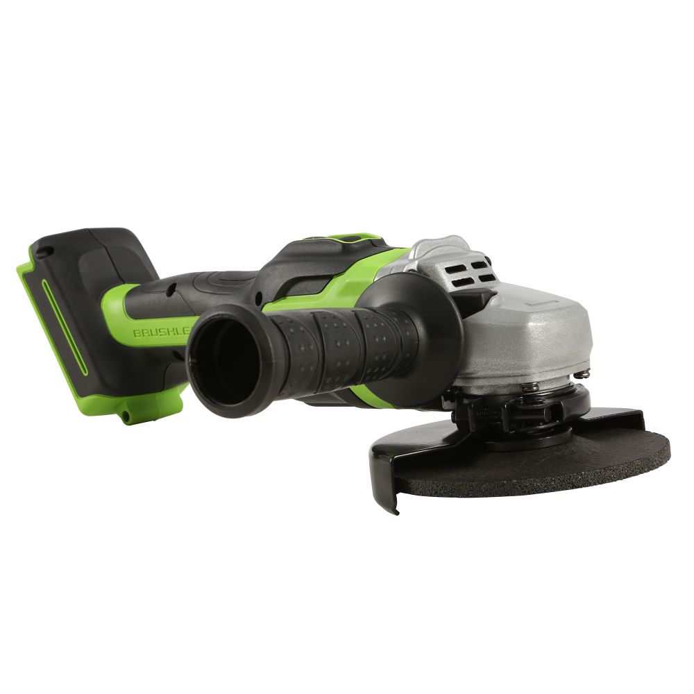 Угловая шлифовальная машина, аккумуляторная Greenworks GD24AGK4 Арт. 3200207UB, 24V, бесщеточная, c 1хАКБ 4 Ач и ЗУ