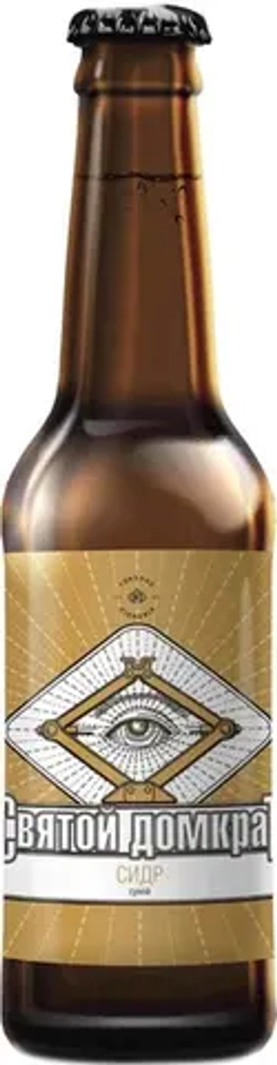 Сидр Токсовская Сидрерия Святой Домкрат. Винтаж 2024 / Cider Toksovo Cidrerie Svyatoy Domkrat. Vintage 2024 0.33 - стекло