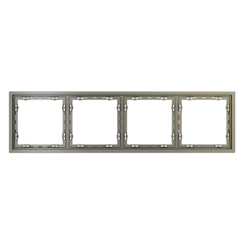 Рамка пластиковая VOLTUM S70 на 4 поста, (шелк)