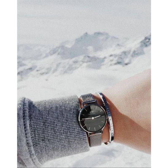 Женские часы Daniel Wellington Petite Sterling 28 мм  DW00100218