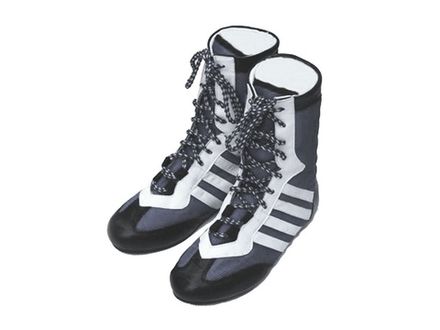 Боксёрки SPRINTER кожа + синтетическая ткань чёрно-серые 38 р-р #00764