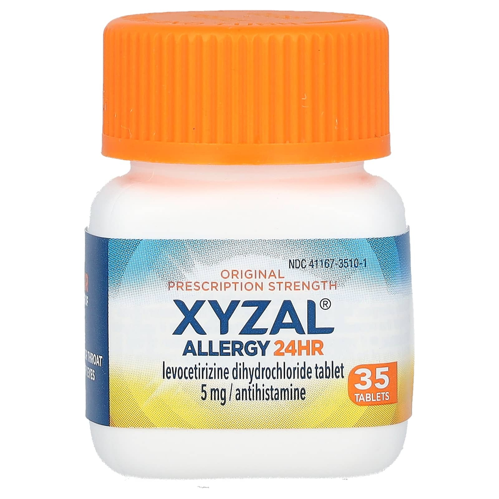Xyzal, Allergy 24HR, 5 мг, 35 таблеток
