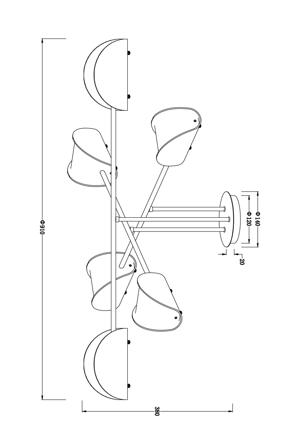 Люстра Freya FR5228PL-06W
