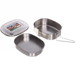 Контейнер металлический с ручкой 17*13,5*7см, два уровня