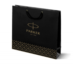 Подарочный набор: Шариковая ручка Parker Jotter Essential, Satin Black CT и Ежедневник  недатированный, серый