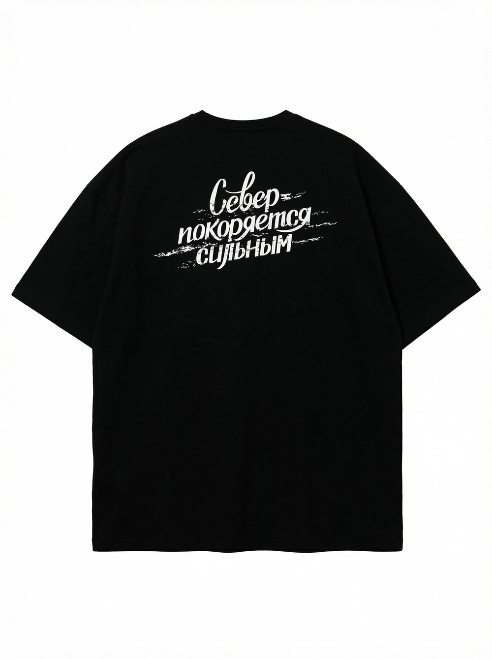 Футболка Оверсайз "Север покоряется сильным"