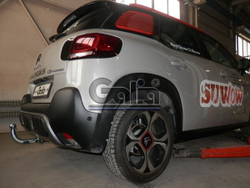 Фаркоп оцинкованный Galia C073A для Citroen C3 Aircross 2018-(паспорт и сертификат в комплекте)(без электрики)