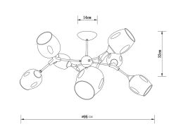 Люстра на штанге Arte Lamp