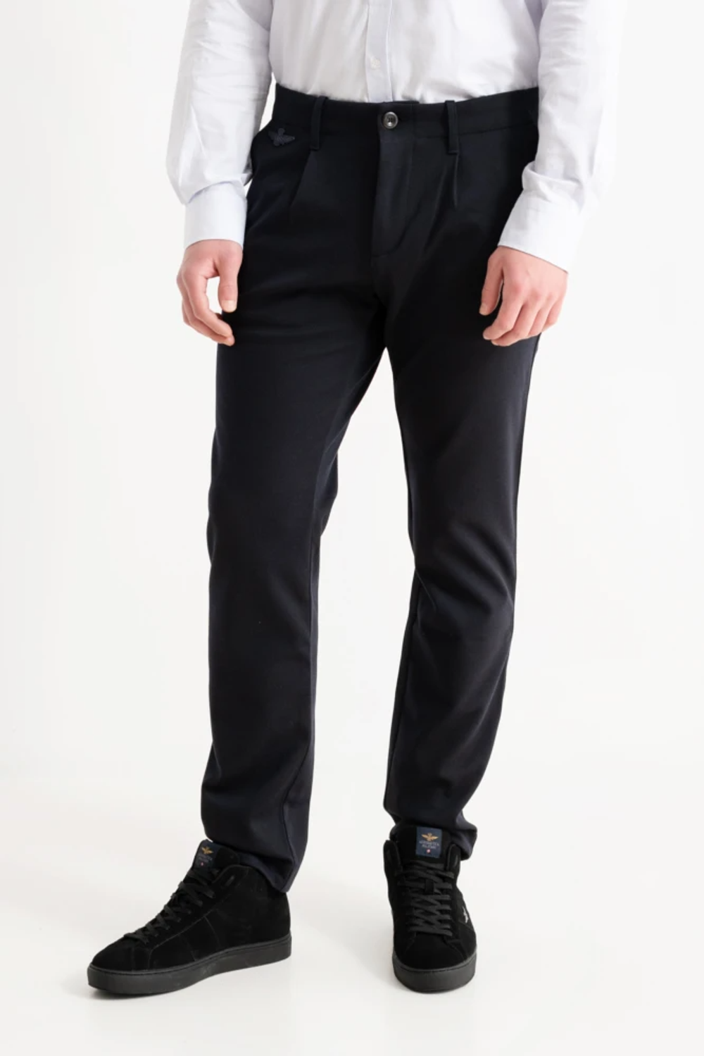 Брюки под классику муж. AERONAUTICA 1554 синий