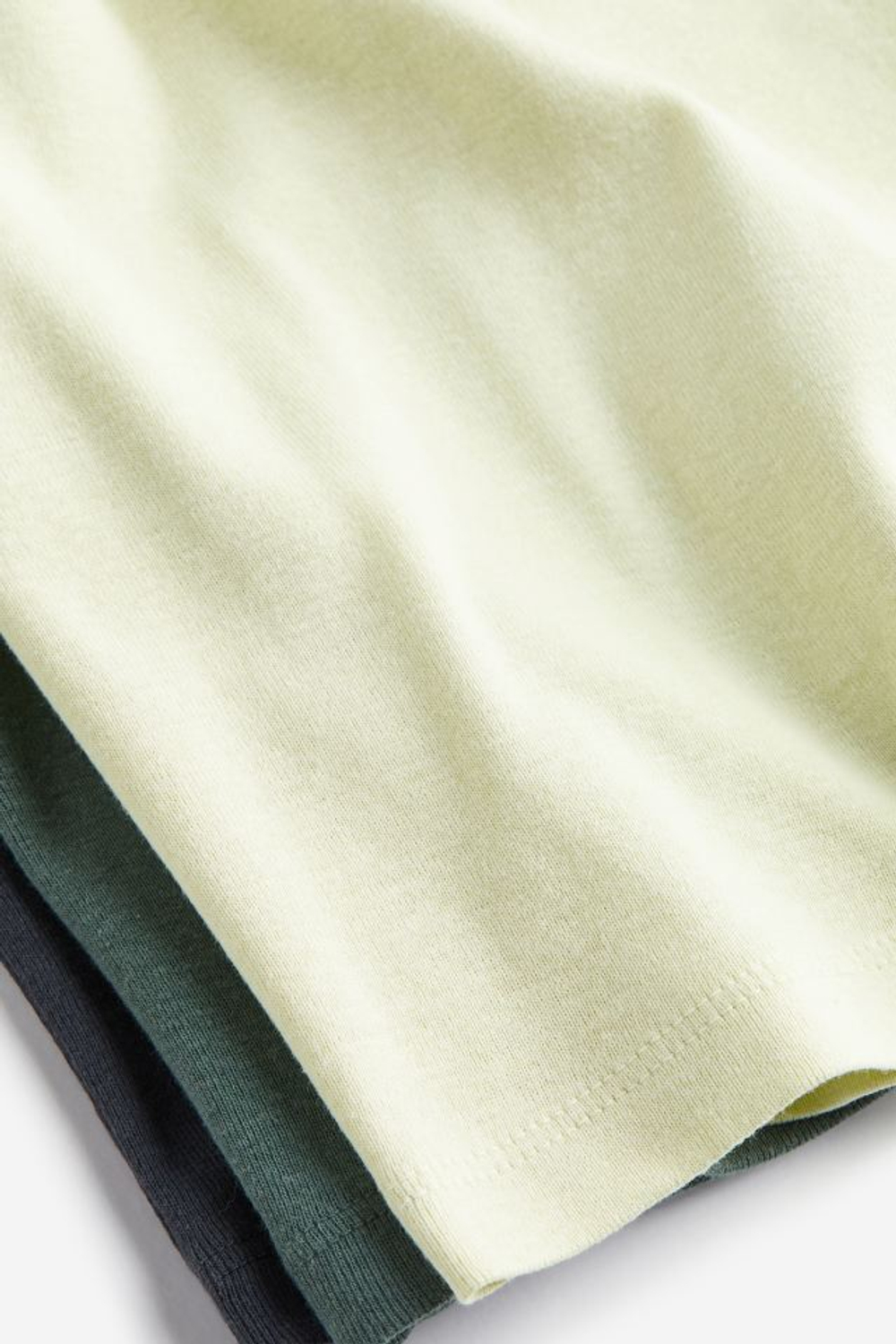 H&M Комплект из 3-х маек, темно-зеленый