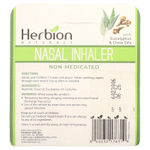 Herbion Naturals, Naturals, носовой ингалятор, без лекарств, 1,3 г (0,05 унции)