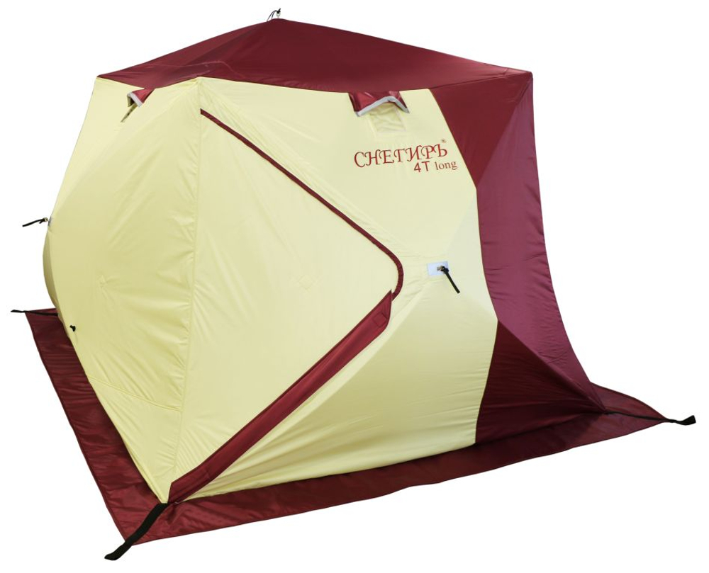 ЗИМНЯЯ ПАЛАТКА «СНЕГИРЬ» 4Т LONG КОМПАКТ
