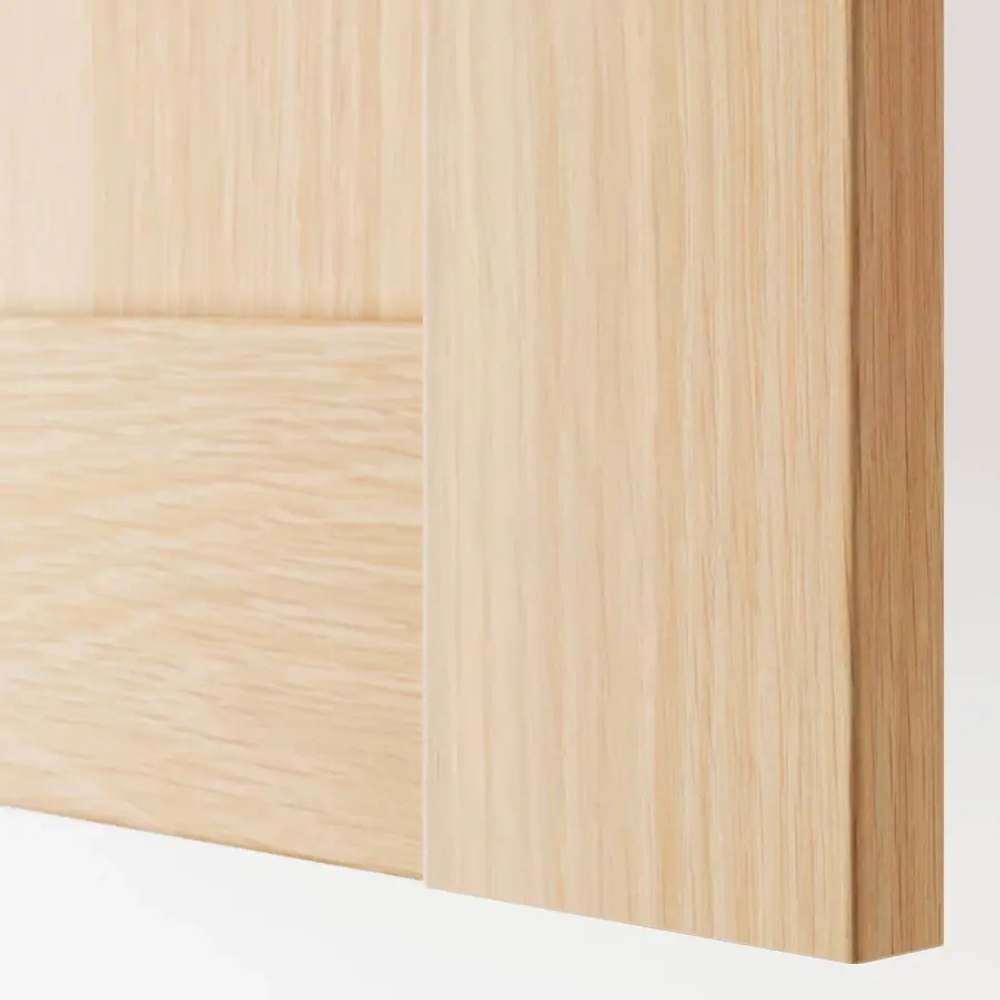 Платяной шкаф - IKEA PAX/BERGSBO/ПАКС/БЕРГСБУ ИКЕА, 150x60x236 см, под беленый дуб