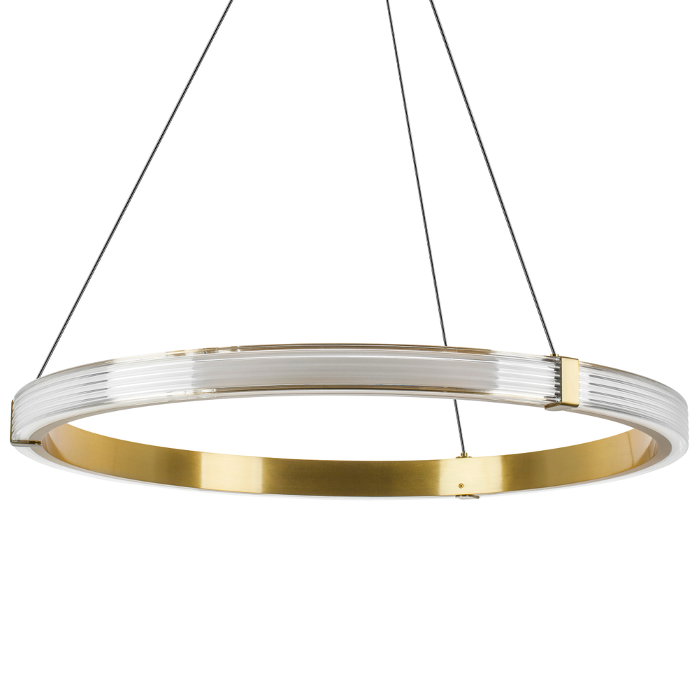 736281 Люстра ROTONDA 42W LED 2106LM 360G ЛАТУНЬ 3000K